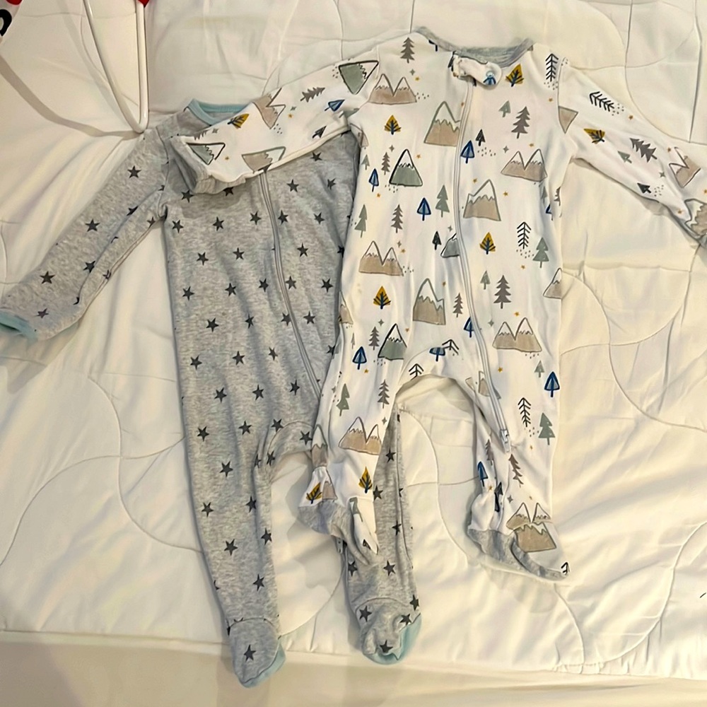 Woodland theme sleepers 3-6 month